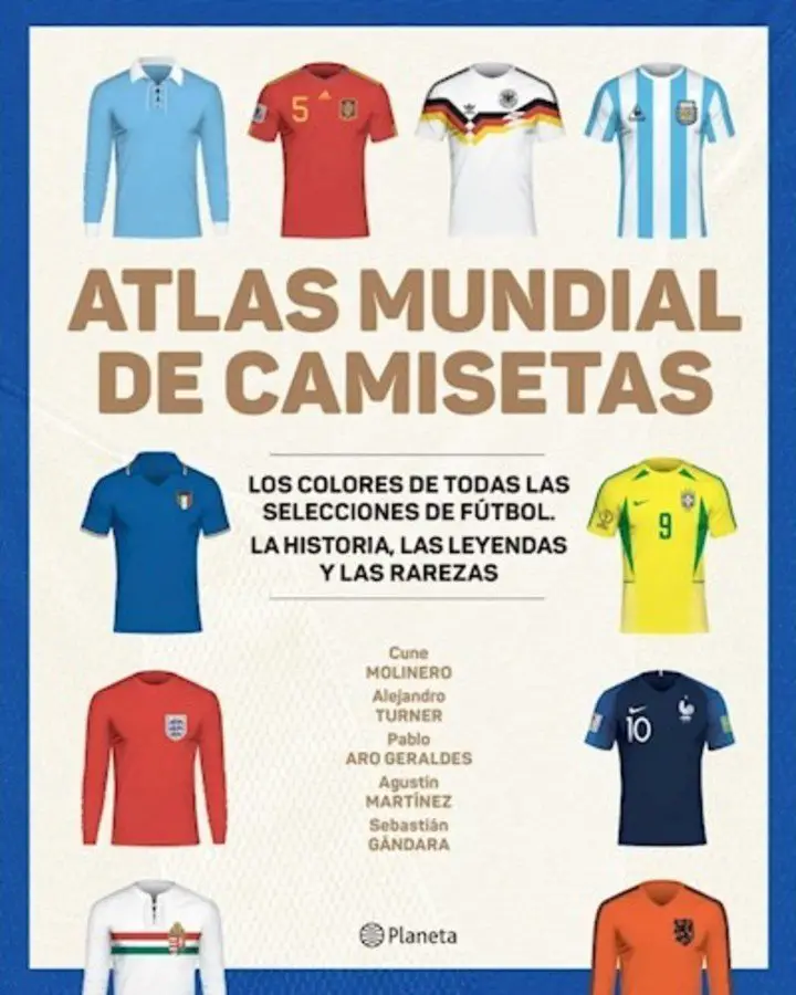 El libro Atlas Mundial de Camisetas.