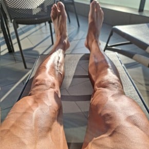 La impactante foto de las piernas de Ibrahimovic a 11 semanas de su operación de rodilla