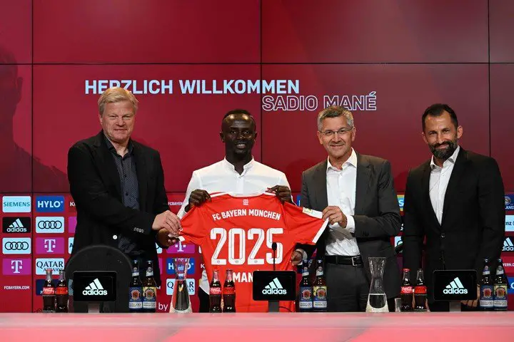 Sadio Mané firmó con Bayern Munich hasta junio del 2025 (Foto: AFP).