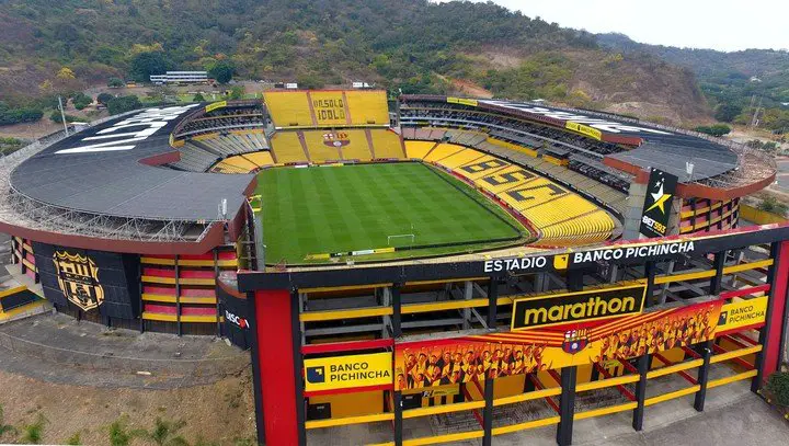 Estadio Monumental de Guayaquil. (Photo by Dana MOREIRA / AFP)