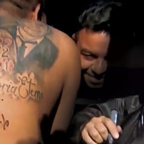 Gallardo hizo llorar a un hincha por un tatuaje