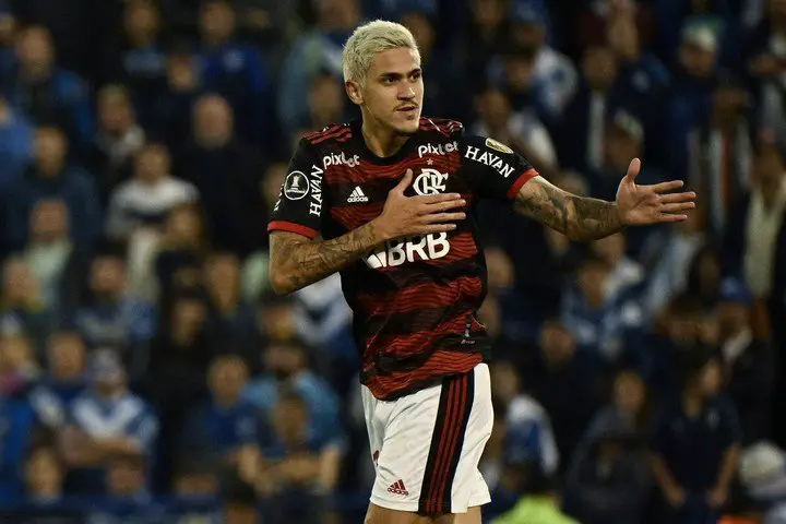 Pedro, el goleador de Flamengo (Foto: AFP).