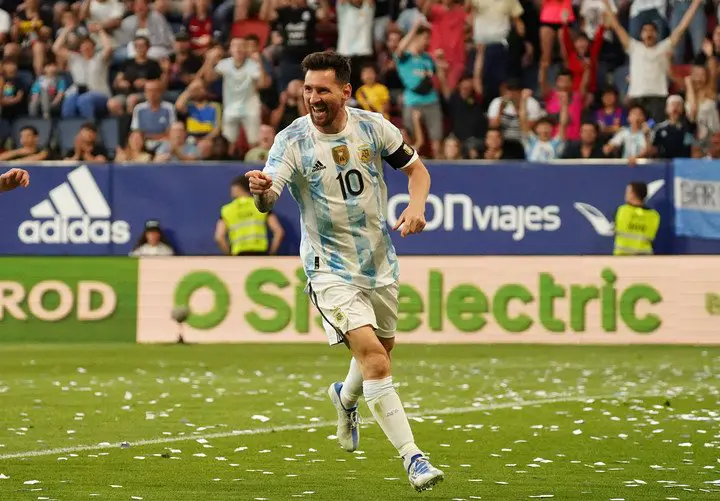3 Gol de Messi
Partido amistoso internacional la selección Argentina vs Estonia 

05/06/2022
Foto: Rafael Mario Quinteros