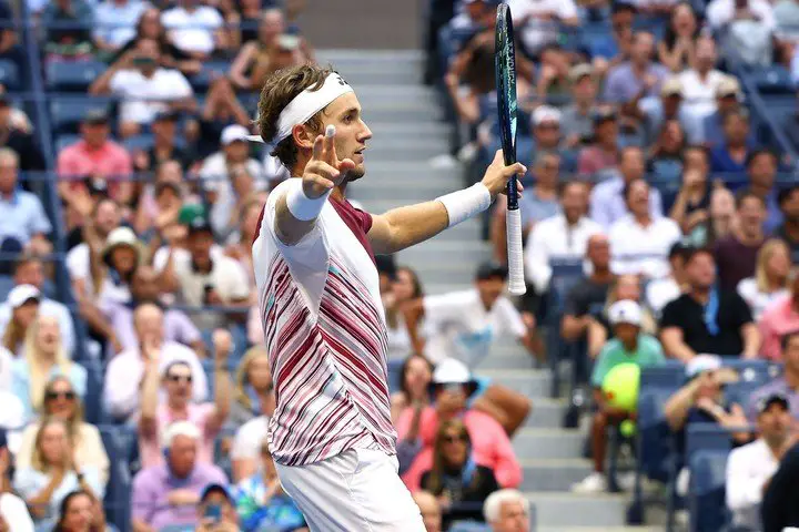 Casper Ruud pasó a su segunda final de Grand Slam. (AFP)