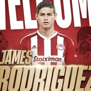 James Rodríguez fue presentado en Olympiakos: usará la 10