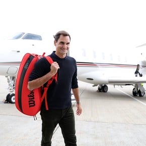 Federer ya está en Londres para su Last Dance