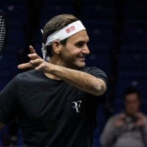Crece la ilusión: Federer se entrenó y sueña con jugar la Laver Cup