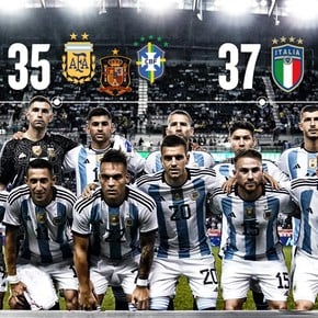 Argentina imbatible: ahora va por el récord de Italia