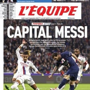 L'Equipe se rinde a los pies de Messi