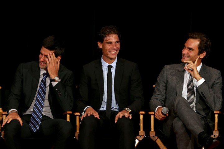 Djokovic, Nadal y Federer, los tres más grandes.