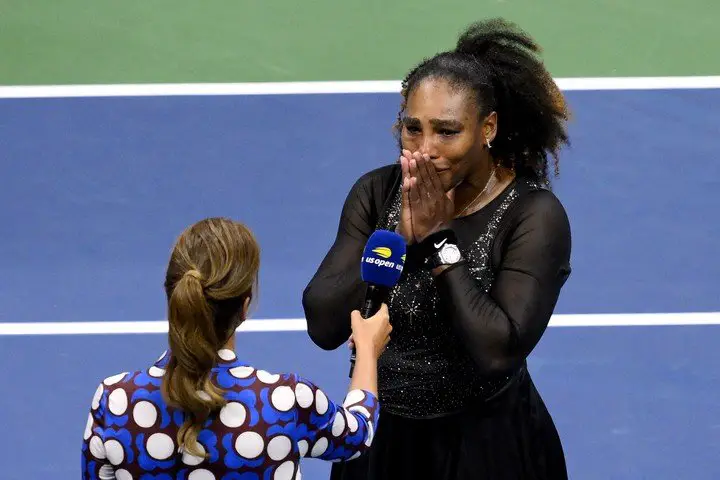 Serena Williams jugó su último partido ante la australiana Ajla Tomljanovic en el US Open. (AFP)