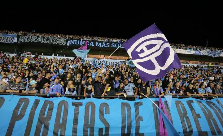 Los hinchas de Belgrano.  Twitter Belgrano.