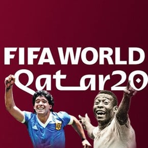 Video emotivo: Maradona y Pelé en la intro de los partidos de Qatar