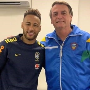 Neymar prometió dedicarle a Bolsonaro su primer gol en Qatar
