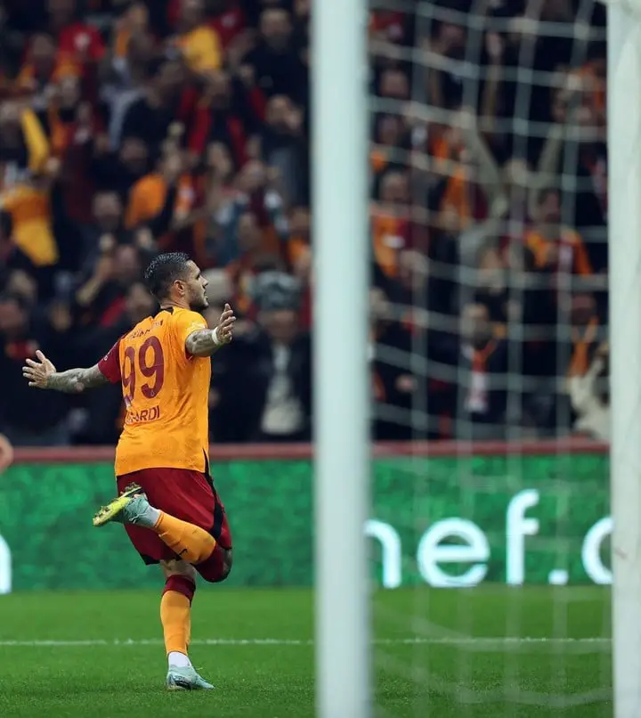 Icardi marcó su primer tanto en el conjunto turco. (Foto: Prensa Galatasaray)