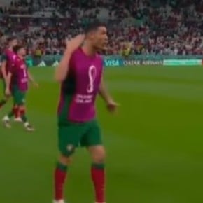 Video: el reclamo de Ronaldo para adjudicarse el gol a Uruguay