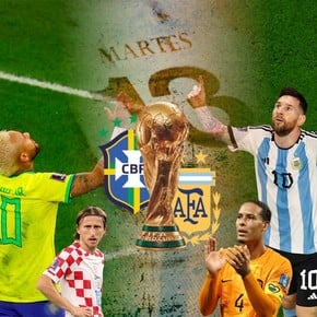 A dos partidos de Argentina-Brasil en semis de un Mundial un martes 13