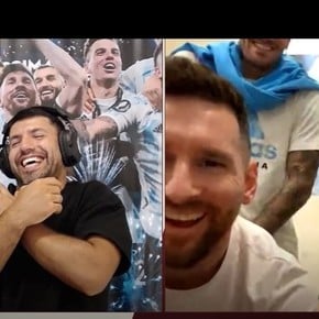 El récord y el mensaje final que cruzaron Agüero y Messi