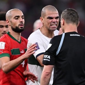 La furia de Pepe por el arbitraje en la eliminación de Portugal