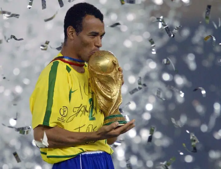 Cafú fue campeón del mundo con Brasil en 1994 y 2002. Foto: AFP.