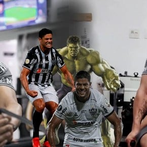 El impactante entrenamiento de Hulk en la pretemporada del Mineiro