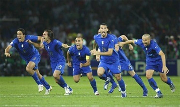 Italia, campeón del mundo en Alemania 2006.