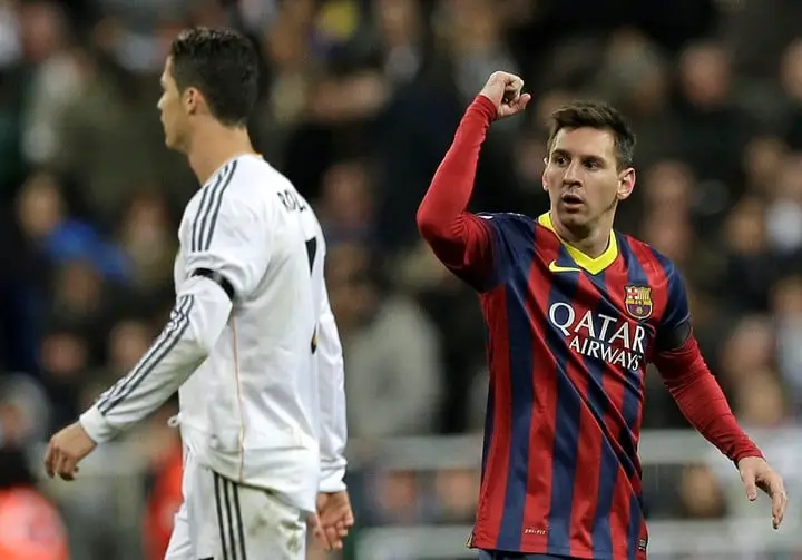 Los grandes duelos con Leo en Barcelona y Cristiano en el Madrid (AP Photo / Paul White).