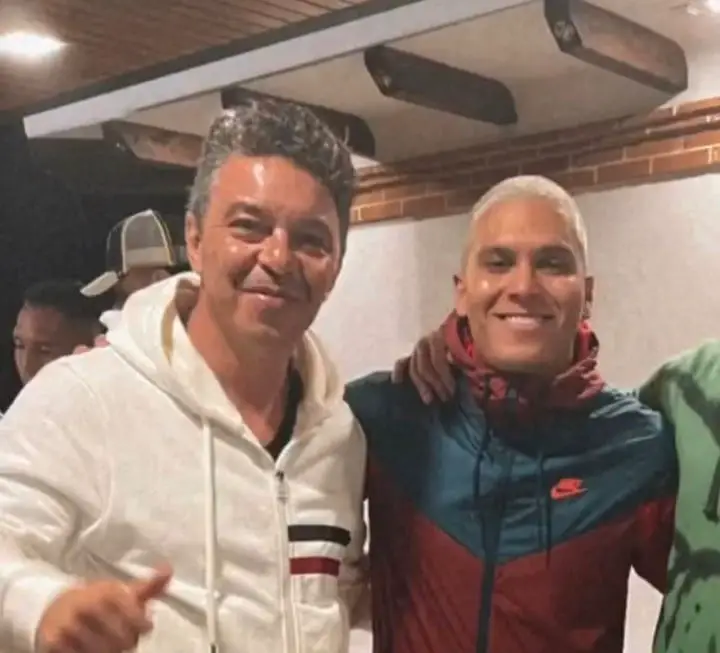 Juanfer Quintero y Gallardo, disfrutando hace unas semanas en Medellín (Instagram).