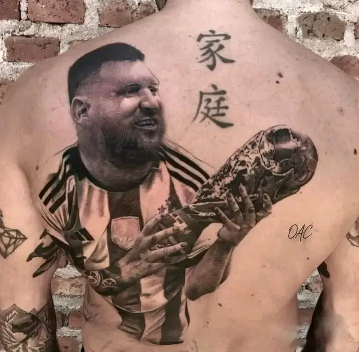 Los tatuajes más bizarros de Argentina campeón