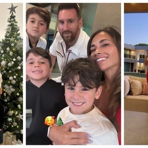 La navidad de los Messi y el video de Anto