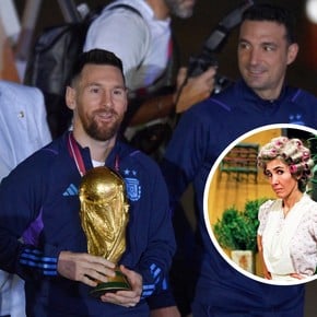 Viral: Doña Florinda felicitó a "su Tesoro" Messi de una manera particular