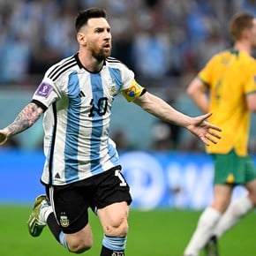 No tuvo minutos en el Mundial, pero se quedó con la camiseta de Messi