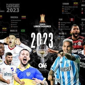 Cómo serían los bombos para la Libertadores 2023