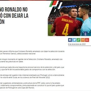 ¿Se fue del Mundial? Portugal aclara la situación de Cristiano Ronaldo