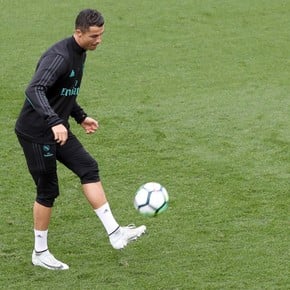 Cristiano Ronaldo volvió al Real Madrid para entrenarse