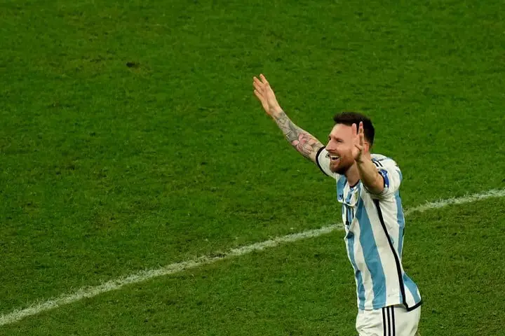Messi festejó el título. (AP)