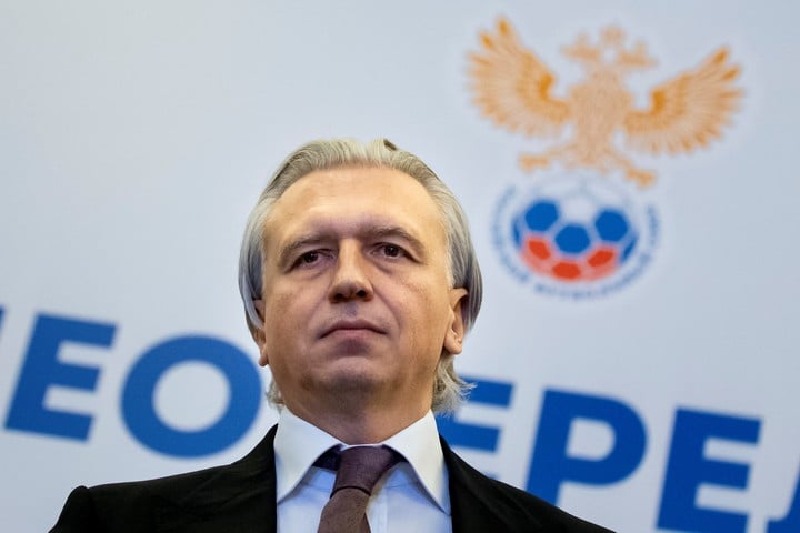 Alexander Dyukov, presidente de la Unión de Fútbol de Rusia (Foto: AP).