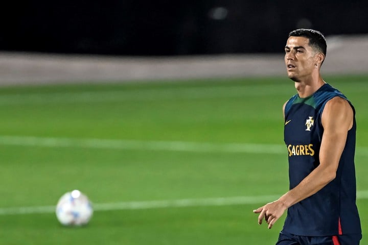 Ronaldo se entrena, sin club, en las instalaciones del Real Madrid.