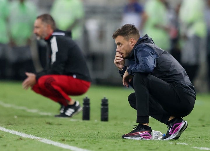 Anselmi durante el partido. Foto: REUTERS/Sergio Moraes