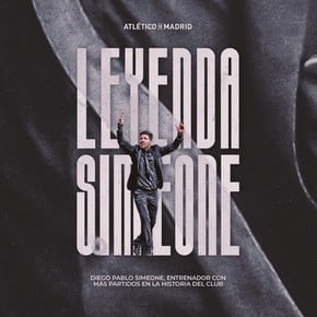 El emotivo homenaje a Simeone en el Atlético de Madrid y cómo lo definió su pareja