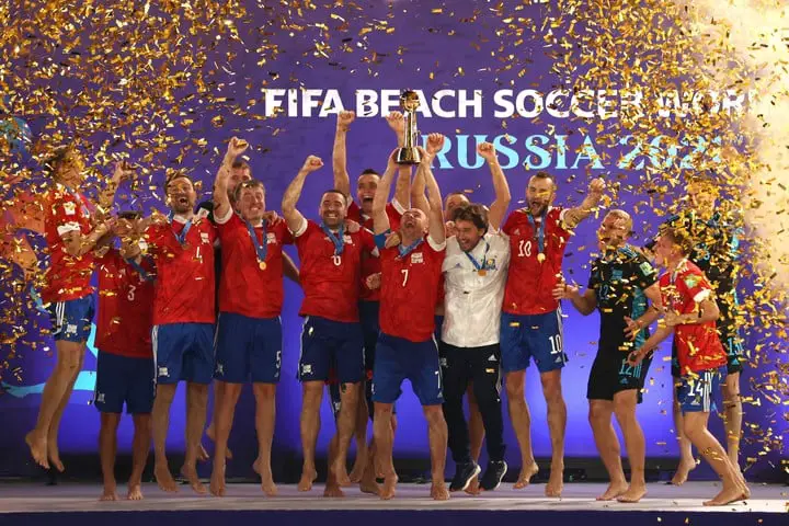 Rusia ganó su tercer Mundial de Fútbol Playa en 2021 (FIFA).