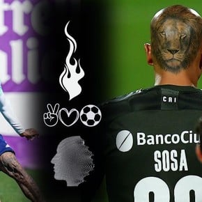 A lo Seba Sosa, juega en Valladolid y se tatuó una virgen ¡en la cabeza!