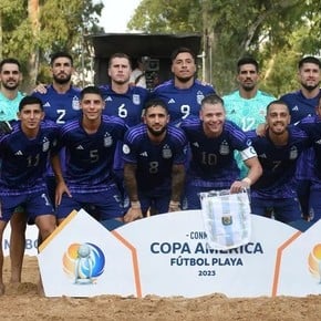 Copa América de Fútbol Playa: Argentina se metió en semis por primera vez en la historia