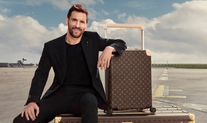 Messi en la nueva campaña de Louis Vuitton.