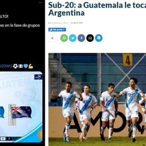 La reacción de Guatemala al conocer a Argentina como rival: desde "equipo fácil", hasta "corruptos"