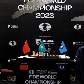 Imagen viral: la final del mundo de ajedrez sin sus jugadores
