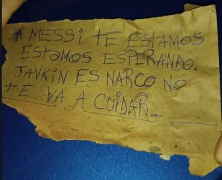 El mensaje mafioso para Messi.