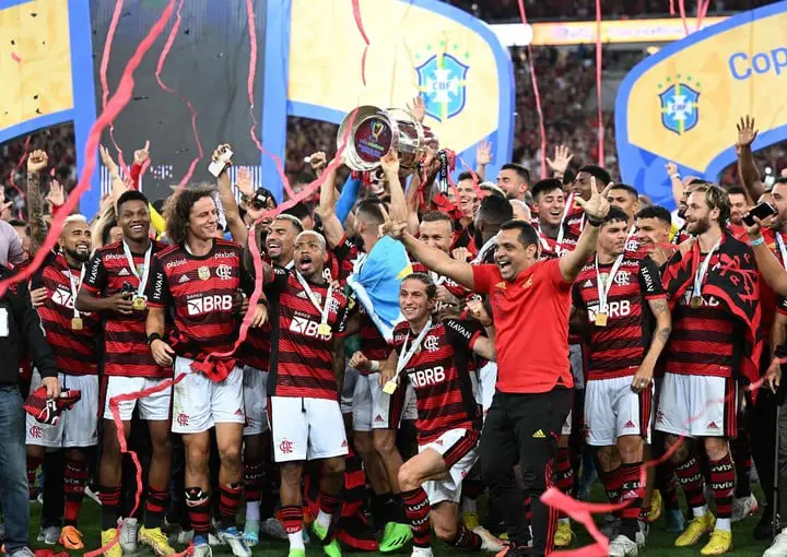 Flamengo, el último campeón de la Copa de Brasil. (CARL DE SOUZA / AFP)