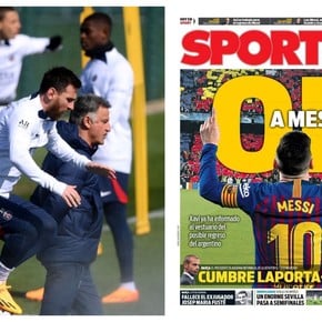 La fuerte tapa de Sport por el futuro de Messi