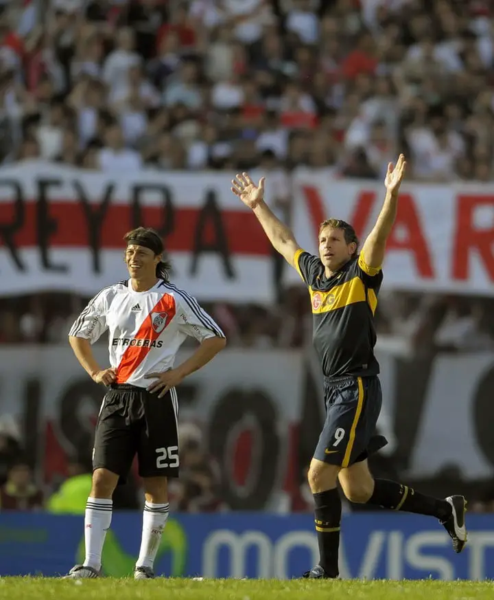 El último gol de Palermo a River en el Monumental, en 2009.